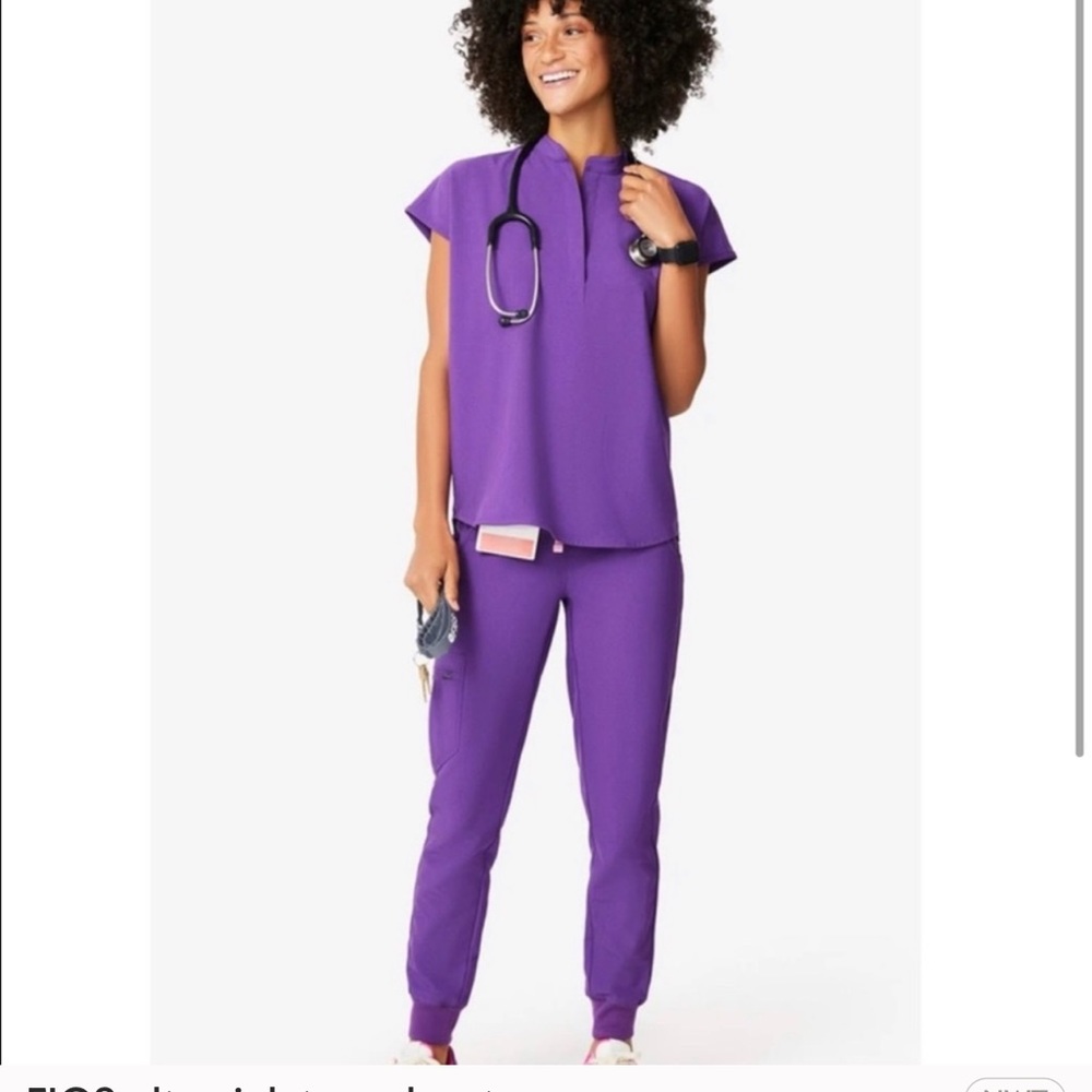 FIGS purple scrubs